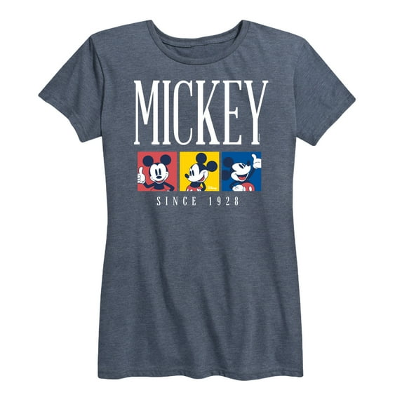 Mickey & Friends - Mickey Color Block - Women's Short Sleeve Graphic T-Shirt