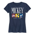thumbnail image 1 of Mickey & Friends - Mickey Color Block - Women's Short Sleeve Graphic T-Shirt, 1 of 5