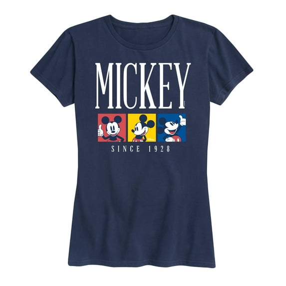 Mickey & Friends - Mickey Color Block - Women's Short Sleeve Graphic T-Shirt