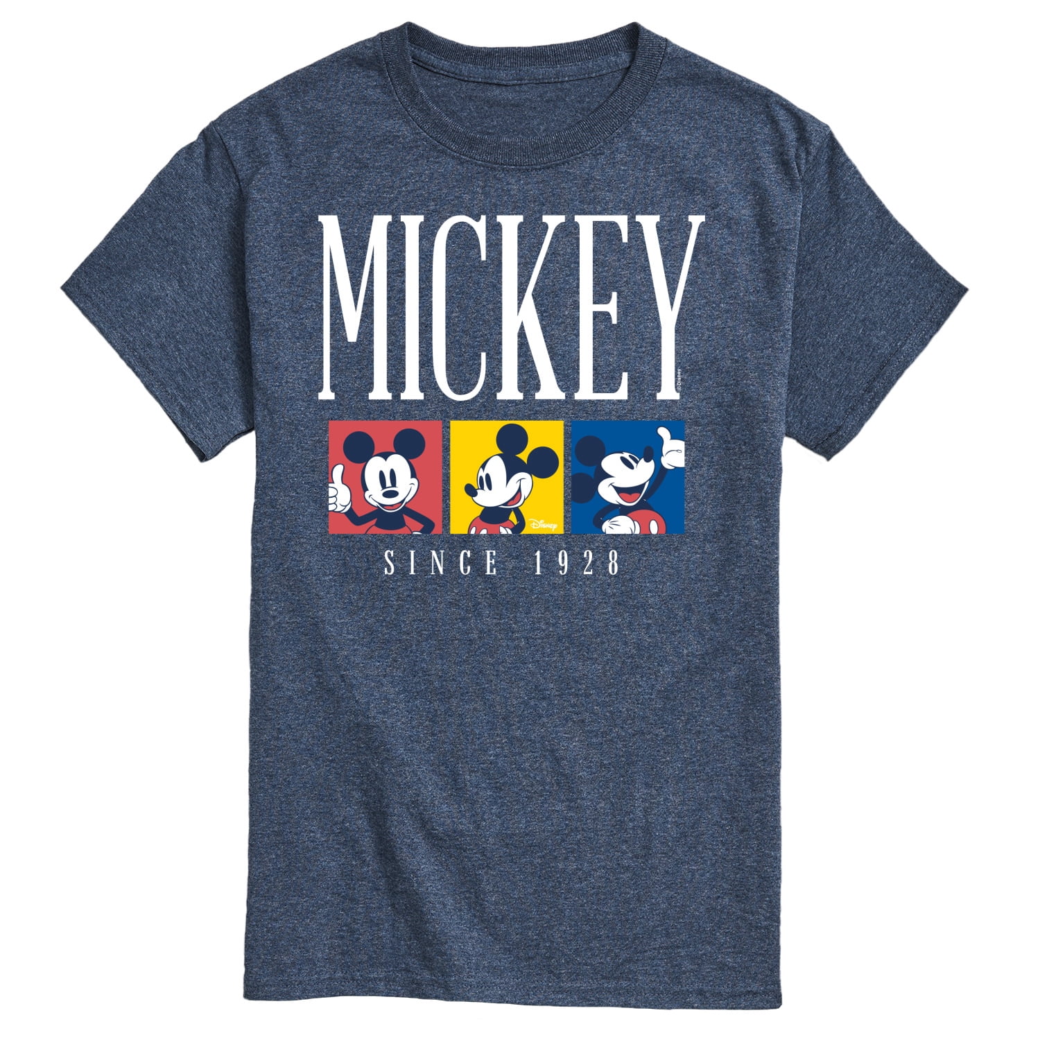 Mickey & Friends - Mickey Color Blocks - Men's Short Sleeve Graphic T ...