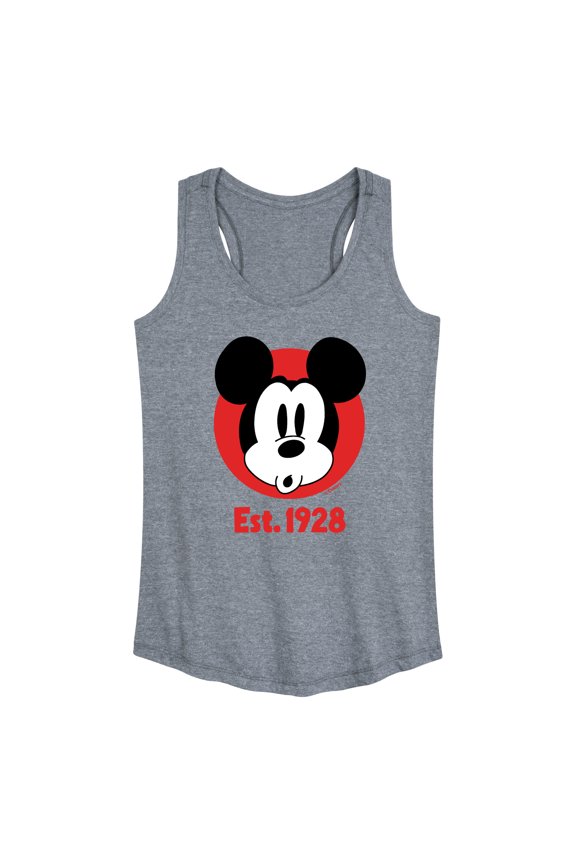 Mickey & Friends - Mickey Est. 1928 - Women's Racerback Tank Top