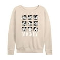 thumbnail image 1 of Mickey & Friends - Mickey Expression Boxes - Women's Lightweight French Terry Long Sleeve Shirt, 1 of 5
