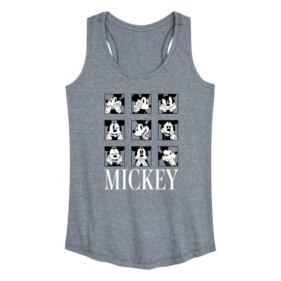 Mickey & Friends - Mickey Expression Boxes - Women's Racerback Tank Top