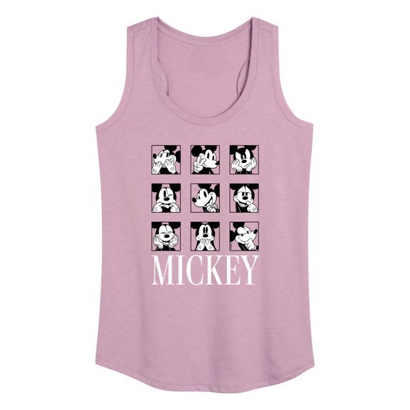 Mickey & Friends - Mickey Expression Boxes - Women's Racerback Tank Top