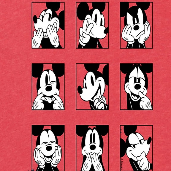 Mickey & Friends - Mickey Expression Boxes - Women's Short Sleeve Graphic T-Shirt