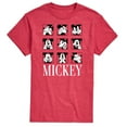 thumbnail image 1 of Mickey & Friends - Mickey Expression Grid - Men's Short Sleeve Graphic T-Shirt, 1 of 5