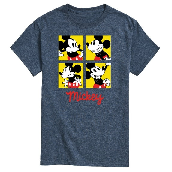 Mickey & Friends - Mickey Face Animation - Men's Short Sleeve Graphic T-Shirt