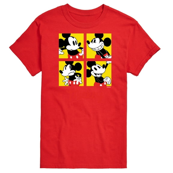 Mickey & Friends - Mickey Face Animation - Men's Short Sleeve Graphic T-Shirt