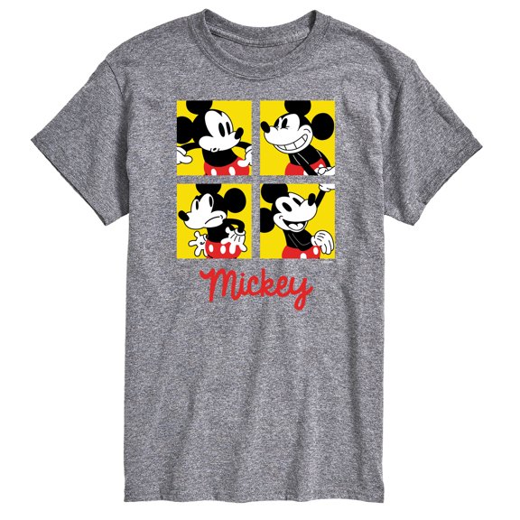 Mickey & Friends - Mickey Face Animation - Men's Short Sleeve Graphic T-Shirt