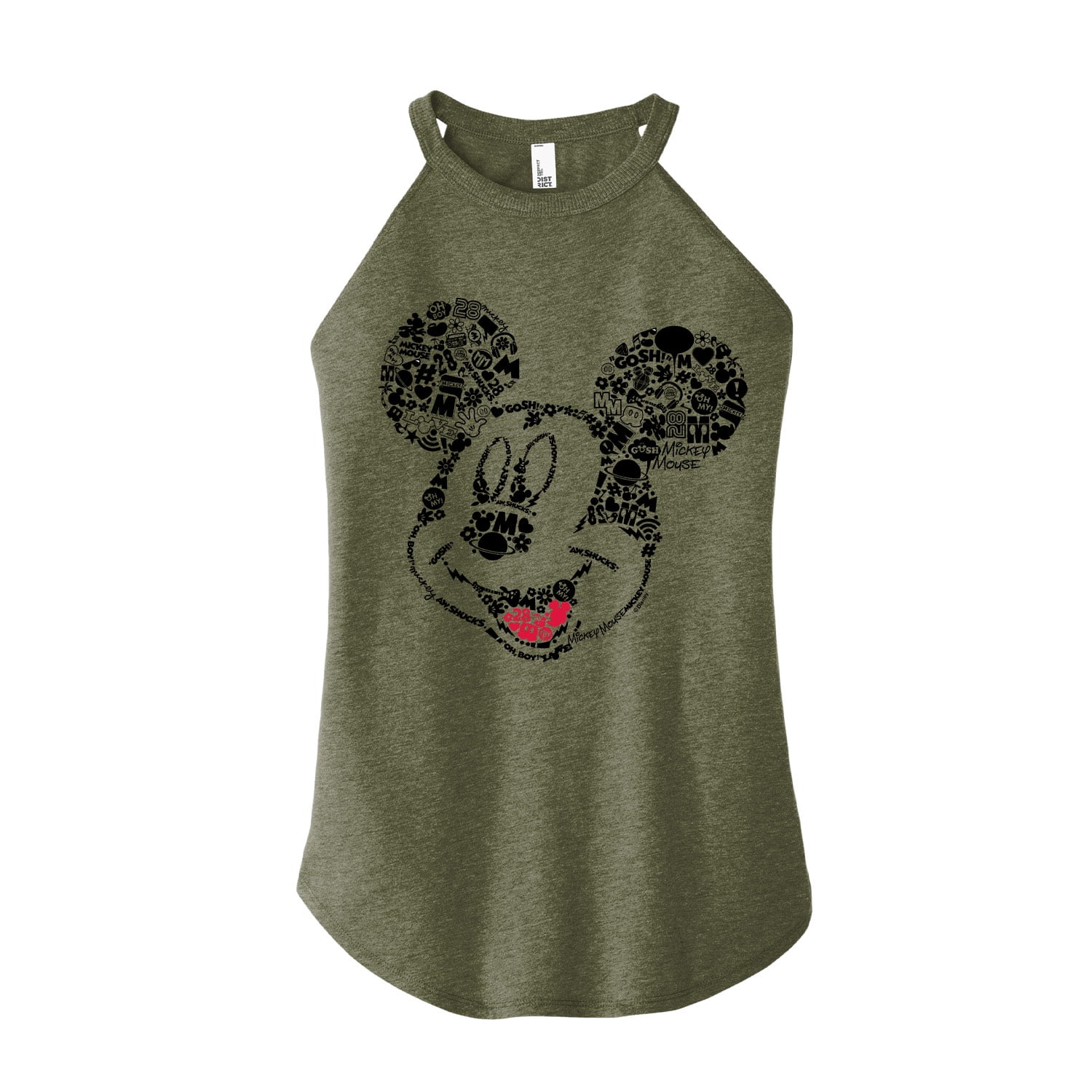 Disney NEW Mickey Mouse Black Tank Top Size 7/9 S