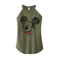thumbnail image 1 of Mickey & Friends - Mickey Face Art - Juniors High Neck Tank Top, 1 of 4