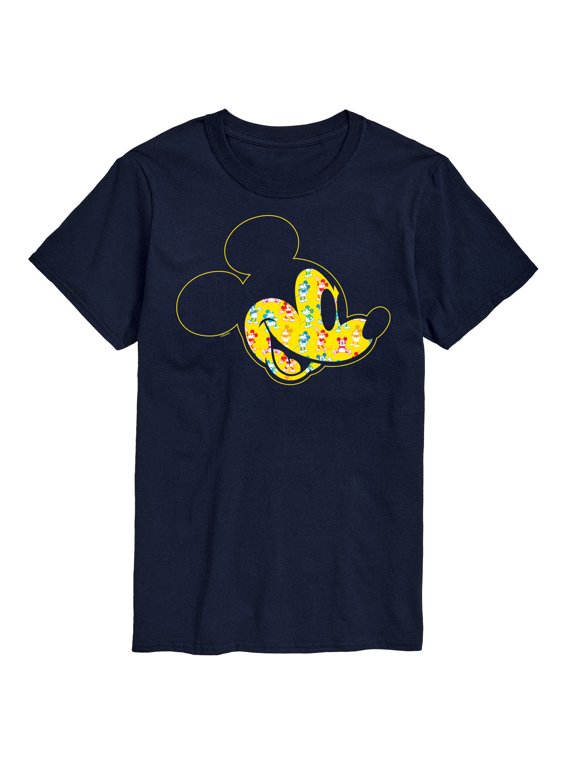 - Mickey Face Fill Men's Short Sleeve Graphic T-Shirt
