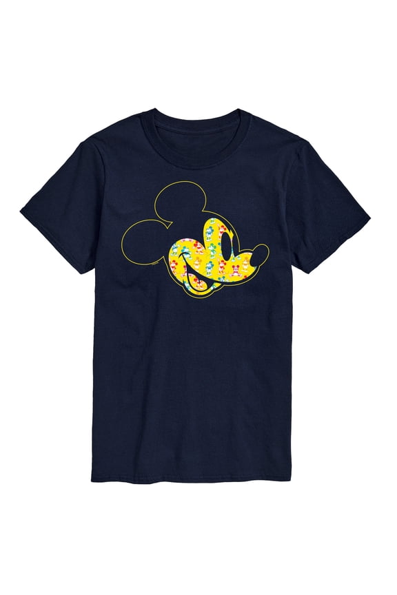 Mickey & Friends - Mickey Face Fill - Men's Short Sleeve Graphic T-Shirt