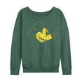 thumbnail image 1 of Mickey & Friends - Mickey Face Fill - Women's Lightweight French Terry Long Sleeve Shirt, 1 of 5