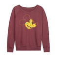 thumbnail image 1 of Mickey & Friends - Mickey Face Fill - Women's Lightweight French Terry Long Sleeve Shirt, 1 of 5