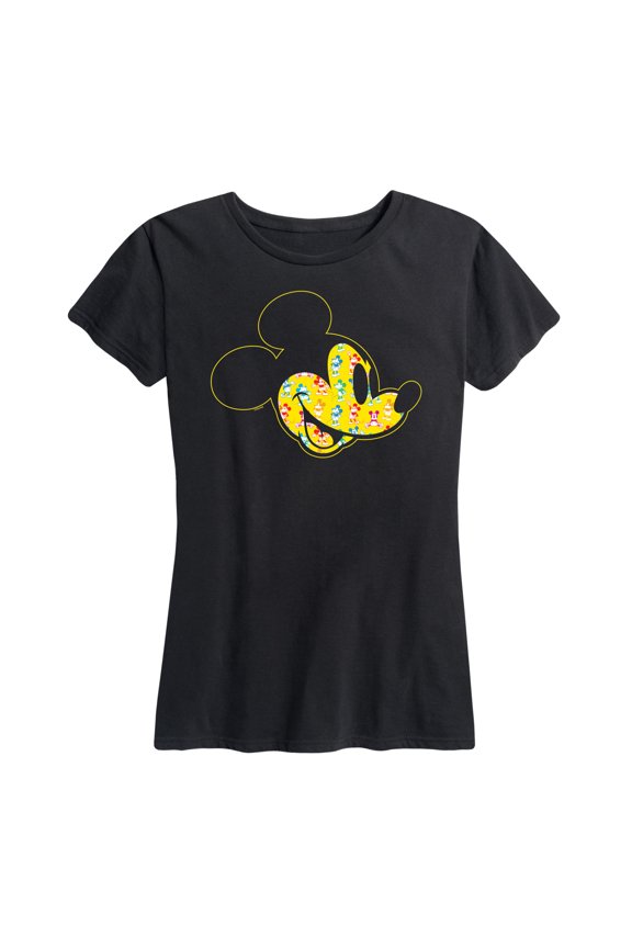 Mickey & Friends - Mickey Face Fill - Women's Short Sleeve Graphic T-Shirt