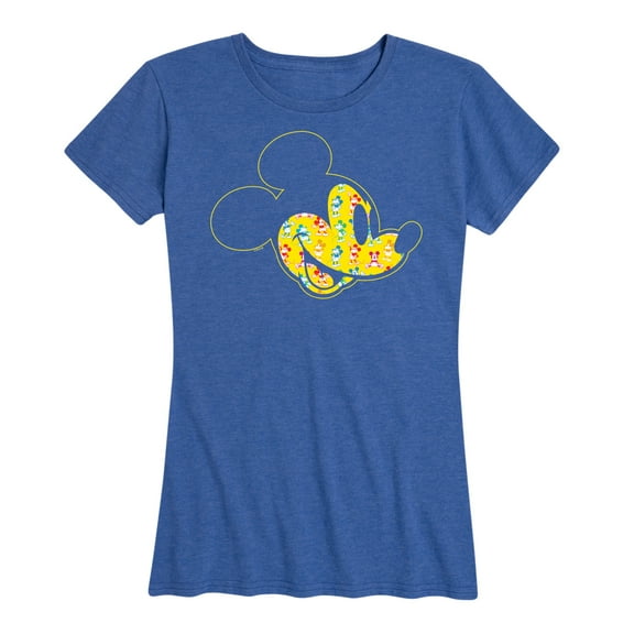 Mickey & Friends - Mickey Face Fill - Women's Short Sleeve Graphic T-Shirt