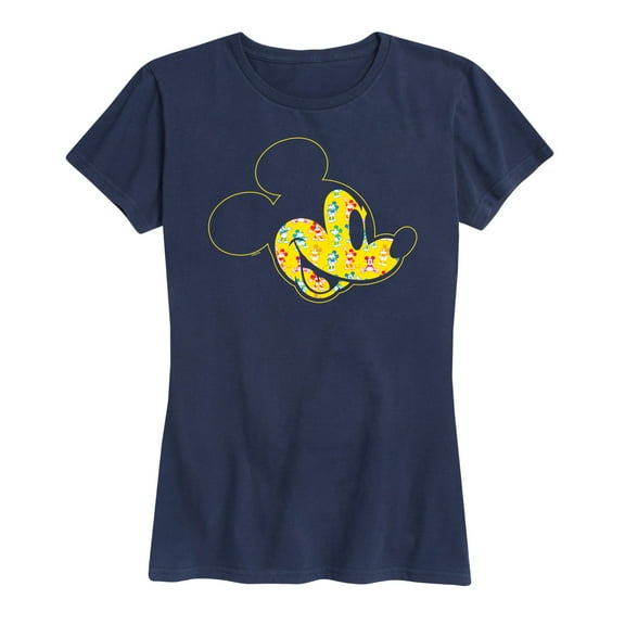 Mickey & Friends - Mickey Face Fill - Women's Short Sleeve Graphic T-Shirt