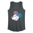 thumbnail image 1 of Mickey & Friends - Mickey Floral Gradient Fill - Women's Racerback Tank Top, 1 of 5