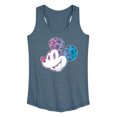 thumbnail image 1 of Mickey & Friends - Mickey Floral Gradient Fill - Women's Racerback Tank Top, 1 of 5