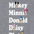 thumbnail image 1 of Mickey & Friends - Mickey Friends Character List - Women's Short Sleeve Graphic T-Shirt, 1 of 4
