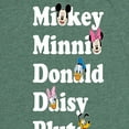 thumbnail image 1 of Mickey & Friends - Mickey Friends Character List - Women's Short Sleeve Graphic T-Shirt, 1 of 4