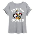 thumbnail image 1 of Mickey & Friends - Mickey & Friends Friend Goals - Women's Oversized T-Shirt, 1 of 5