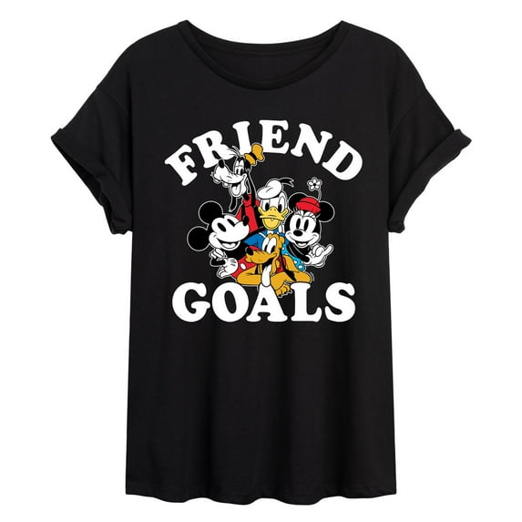 Mickey & Friends - Mickey & Friends Friend Goals - Women's Oversized T-Shirt