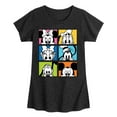 thumbnail image 1 of Mickey & Friends - Mickey Friends Grid - Toddler And Youth Girls Short Sleeve Graphic T-Shirt, 1 of 5