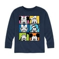 thumbnail image 1 of Mickey & Friends - Mickey Friends Grid - Toddler And Youth Long Sleeve Graphic T-Shirt, 1 of 5