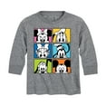 thumbnail image 1 of Mickey & Friends - Mickey Friends Grid - Toddler And Youth Long Sleeve Graphic T-Shirt, 1 of 5