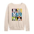 thumbnail image 1 of Mickey & Friends - Mickey Friends Grid - Women's Lightweight French Terry Long Sleeve Shirt, 1 of 5