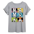 thumbnail image 1 of Mickey & Friends - Mickey Friends Grid - Women's Oversized T-Shirt, 1 of 5