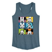 Disney - Mickey Friends Grid Graphic Racerback Tank
