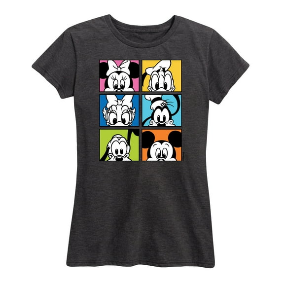 Mickey & Friends - Mickey Friends Grid - Women's Short Sleeve Graphic T-Shirt