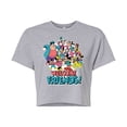 thumbnail image 1 of Mickey & Friends - Mickey & Friends Welcome - Juniors Cropped Cotton Blend T-Shirt, 1 of 5