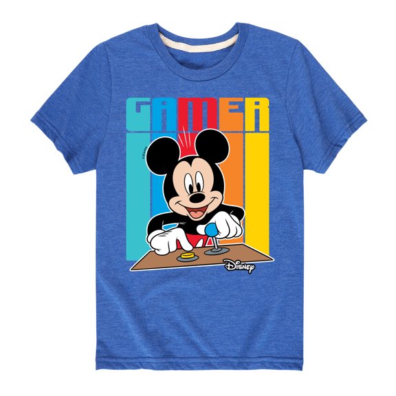 Mickey & Friends - Mickey Gamer - Toddler And Youth Short Sleeve Graphic T-Shirt