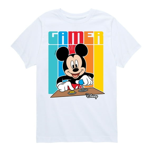 Mickey & Friends - Mickey Gamer - Toddler And Youth Short Sleeve Graphic T-Shirt