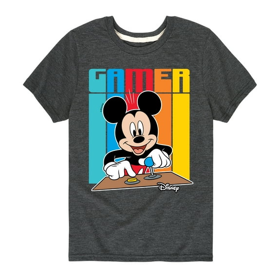 Mickey & Friends - Mickey Gamer - Toddler And Youth Short Sleeve Graphic T-Shirt
