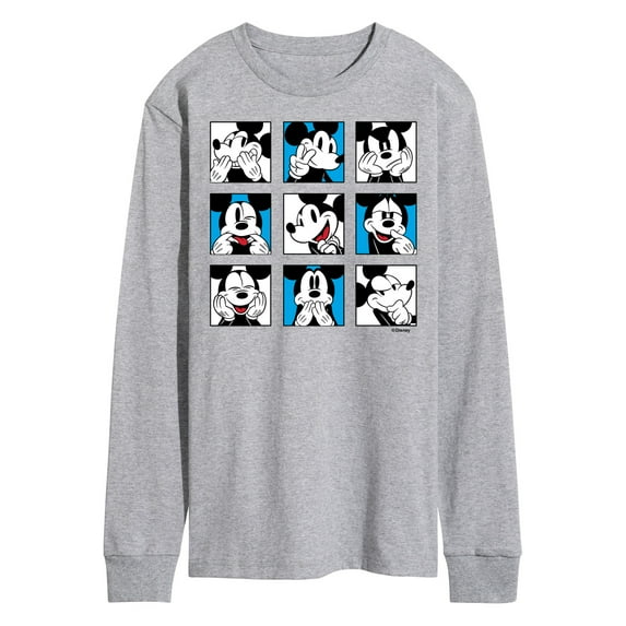 Mickey & Friends - Mickey Grid - Men's Long Sleeve T-Shirt