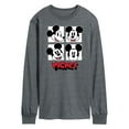 thumbnail image 1 of Mickey & Friends - Mickey Grid - Men's Long Sleeve T-Shirt, 1 of 5
