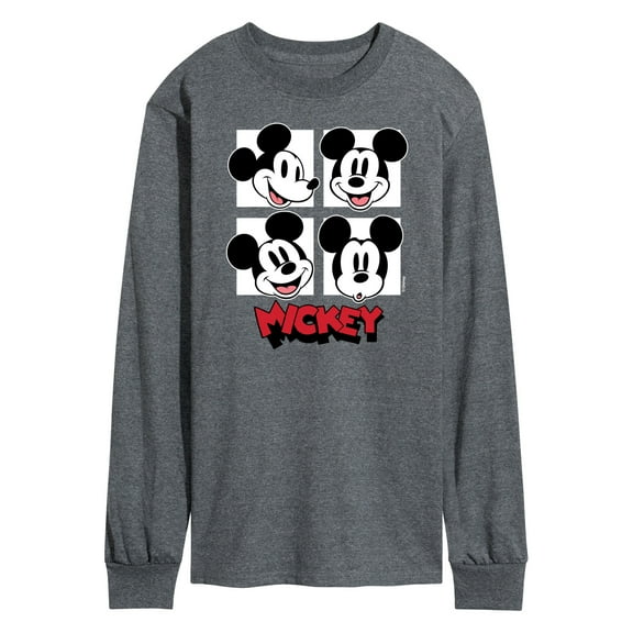 Mickey & Friends - Mickey Grid - Men's Long Sleeve T-Shirt