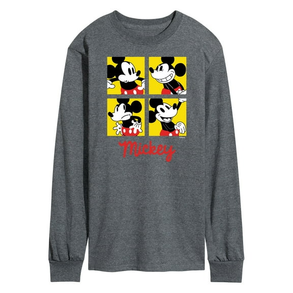 Mickey & Friends - Mickey Grid - Men's Long Sleeve T-Shirt