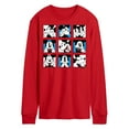 thumbnail image 1 of Mickey & Friends - Mickey Grid - Men's Long Sleeve T-Shirt, 1 of 4