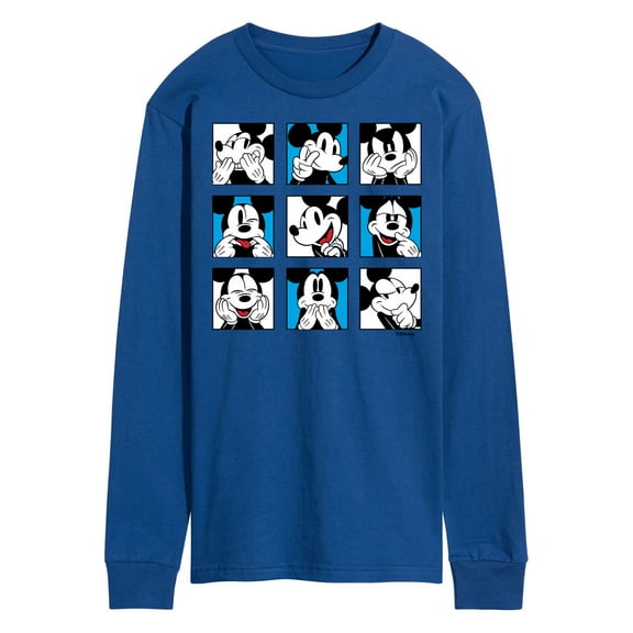 Mickey & Friends - Mickey Grid - Men's Long Sleeve T-Shirt