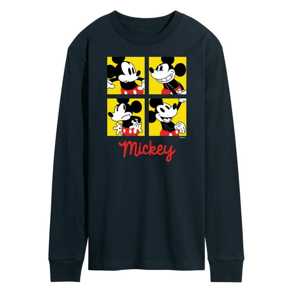 Mickey & Friends - Mickey Grid - Men's Long Sleeve T-Shirt