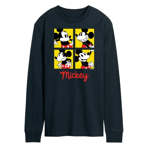 Mickey & Friends - Mickey Grid - Men's Long Sleeve T-Shirt