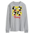 thumbnail image 1 of Mickey & Friends - Mickey Grid - Men's Long Sleeve T-Shirt, 1 of 5
