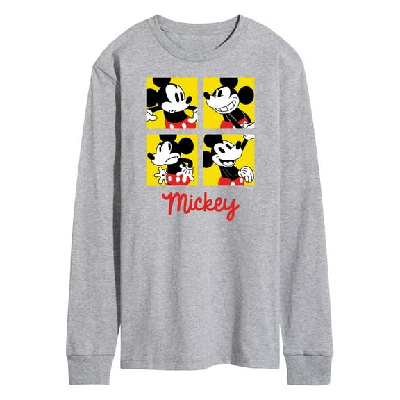Mickey & Friends - Mickey Grid - Men's Long Sleeve T-Shirt
