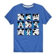 thumbnail image 1 of Mickey & Friends - Mickey Grid - Toddler And Youth Short Sleeve Graphic T-Shirt, 1 of 5